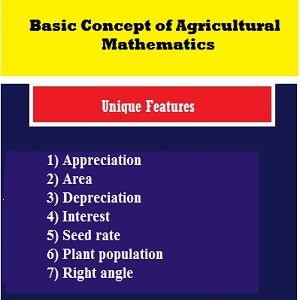 Basic Concepts In Agricultural Mathematics